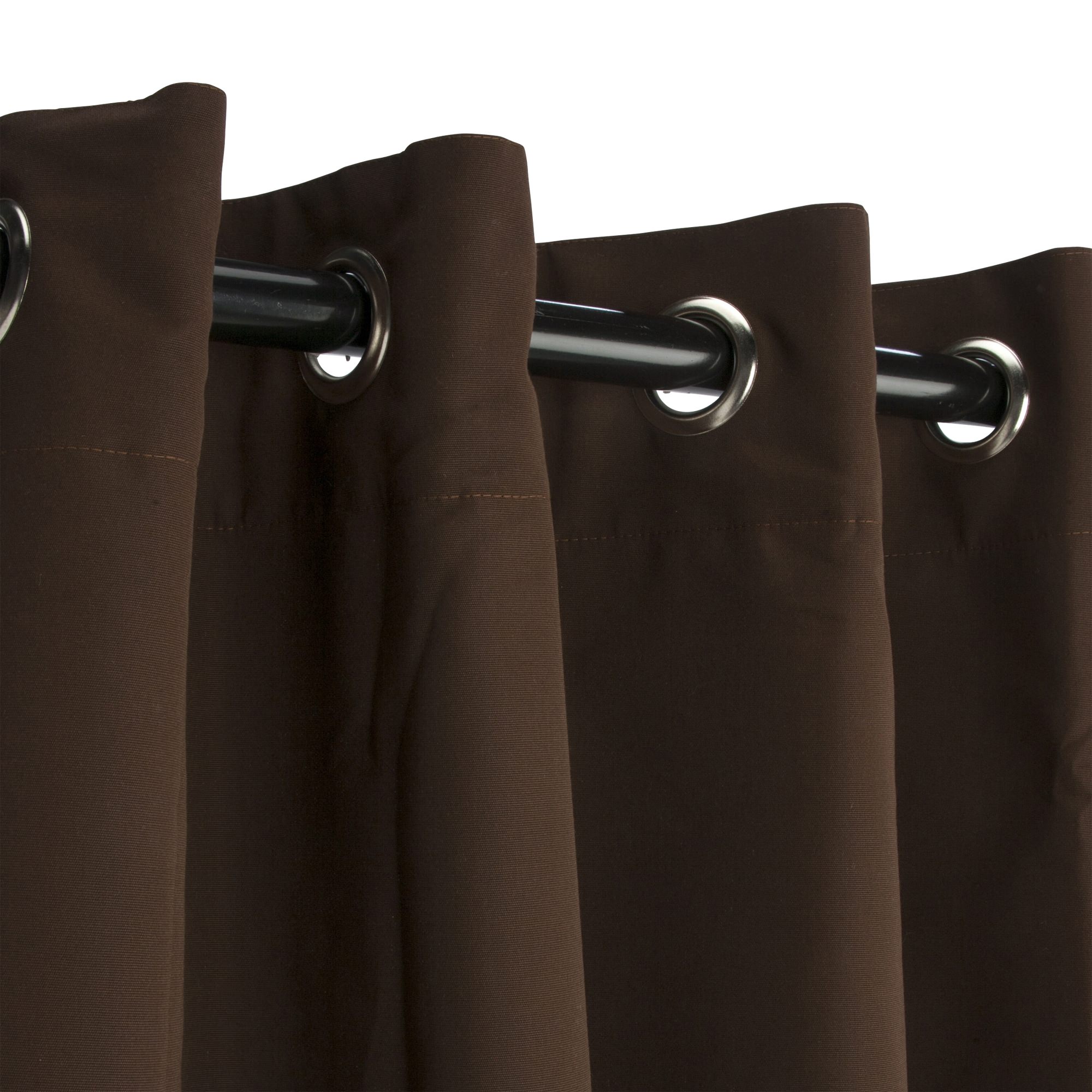 brown blackout curtain panels