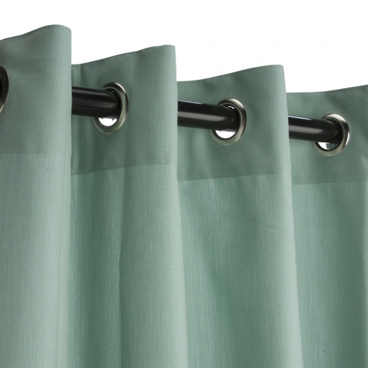 Sunbrella Spectrum Mist Outdoor Curtain with Grommets
