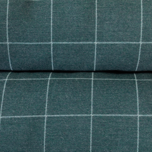 Curved Oak Double Deluxe Sunbrella Cushion Swing - Wentworth Juniper