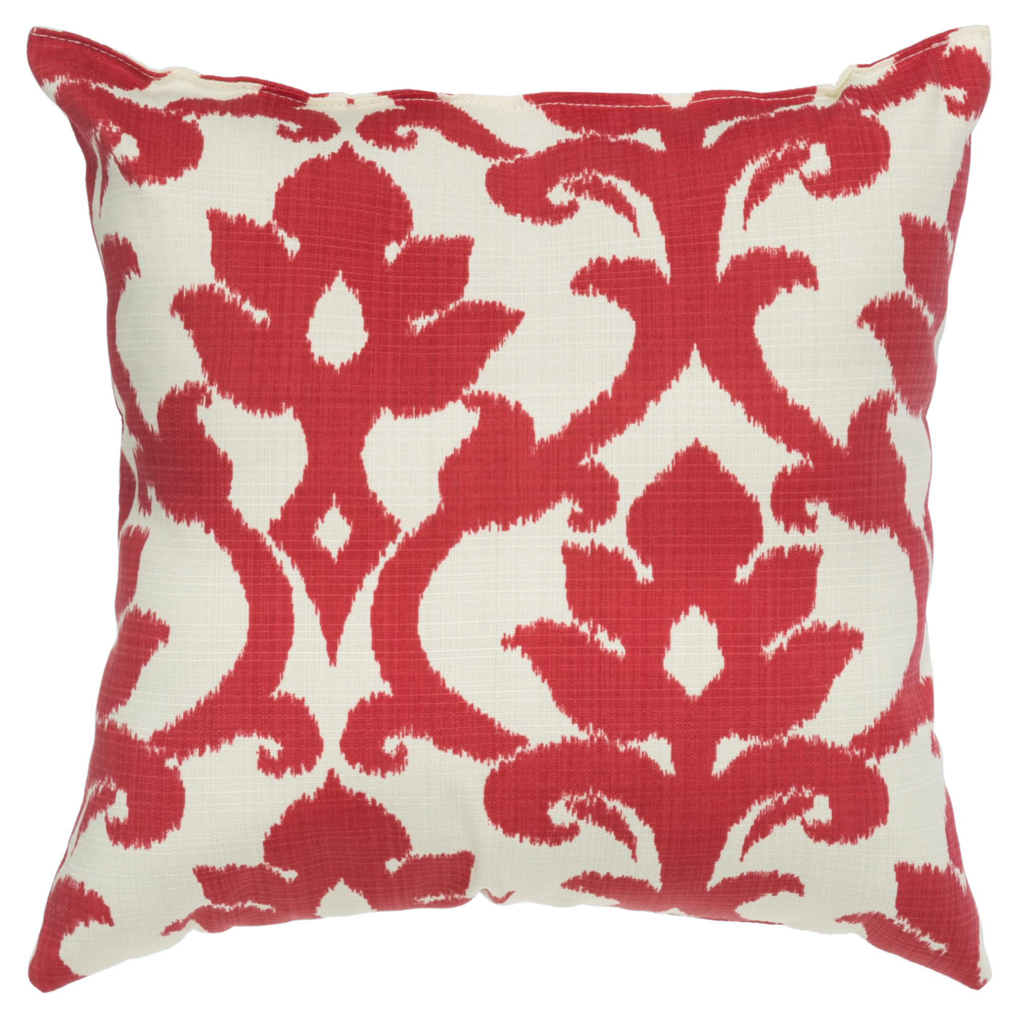 Cherry Red Basalto Outdoor Pillow 18 X On Cherry Red Basalto Outdoor Pillow 18 X