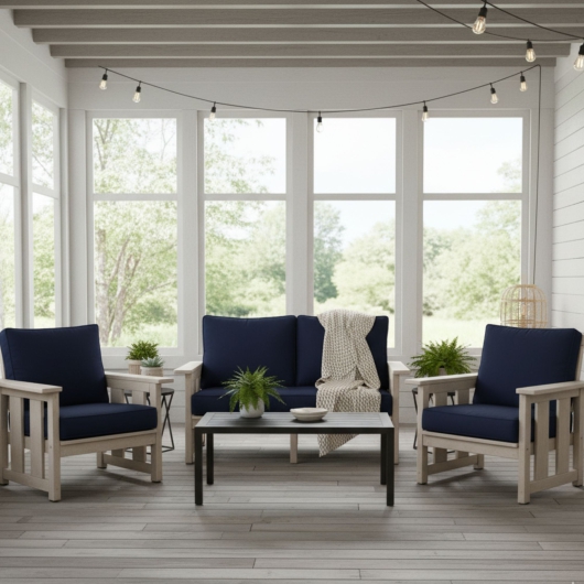 2 Piece Comfort Love Seat Set