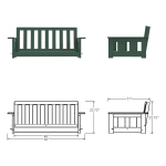 DURAWOOD® Poly Comfort Double Swing - Classic Palette