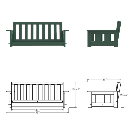 DURAWOOD® Poly Comfort Double Swing - Classic Palette