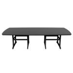 DURAWOOD® Dining Table - 46 in. x 120 in. - Black