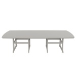 DURAWOOD® Poly Dining Table 44.5 in. x 120 in. - Gray