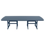 DURAWOOD® Poly Dining Table 44.5 in. x 120 in. - Navy