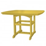 45 in x 45 in Dining Table - Yellow