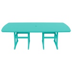 DURAWOOD® Dining Table - 46 in. x 96 in. - Turquoise