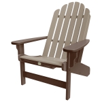 DURAWOOD® Essentials Adirondack Chair - Chocolate and Weatherwood