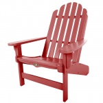 Essentials Red Durawood Adirondack Chair