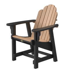 DURAWOOD® Essentials Conversation Chair - Black and Cedar