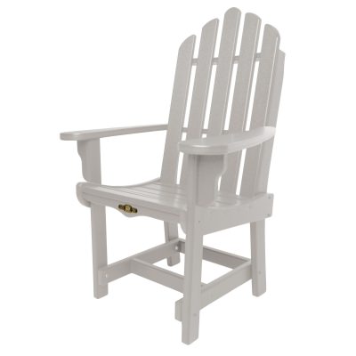 Essentials Gray Durawood Dining Chair with Arms