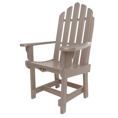 Essentials Weatherwood Durawood Dining Chair with Arms
