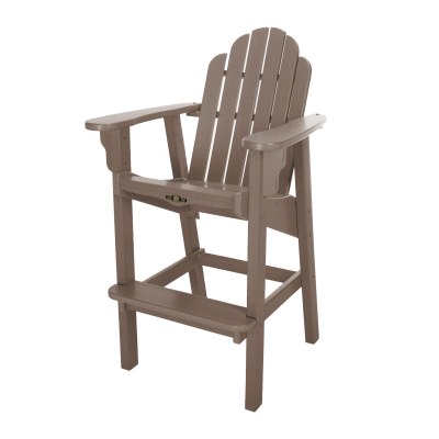 Essentials Weatherwood Durawood Bar Height Dining Chair