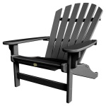 DURAWOOD® 3 Piece Crescent Adirondack Chair and Tete-A-Tete Set