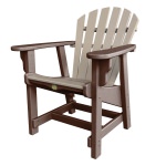 DURAWOOD® 2 Piece Crescent Conversation Chair and Stowaway
