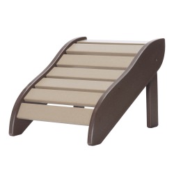 DURAWOOD® Footrest - Chocolate and Weatherwood