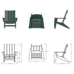 DURAWOOD® Poly Refined Adirondack Chair