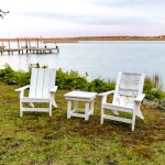 3 Piece Refined Adirondack Chair and Side Table Set