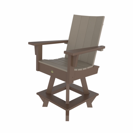 DURAWOOD® Poly Refined Counter Height Swivel Chair