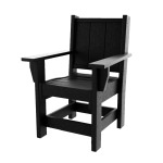 Refined Dining Chair with Arms