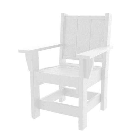 DURAWOOD® Dining Chair with Arms - White
