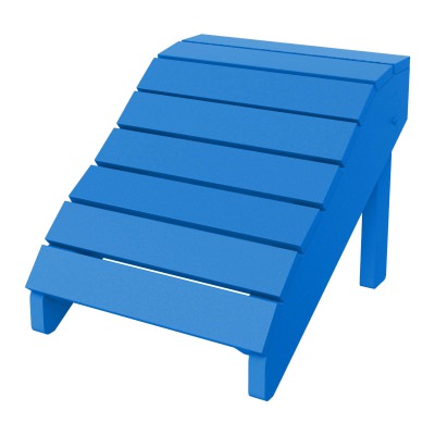 Modern Footrest - Blue