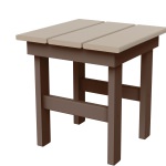 DURAWOOD® Refined Side Table - Chocolate and Weatherwood