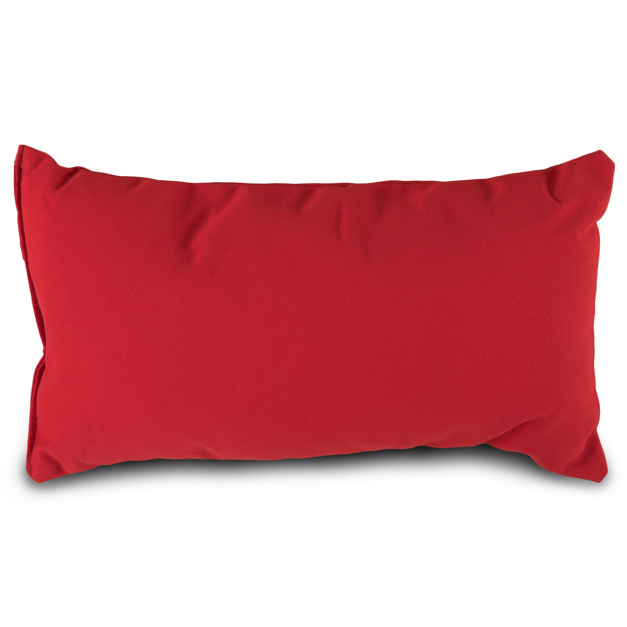 red rectangle throw pillow