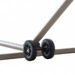 Hammock Stand with Wheel Kit - Taupe Textured