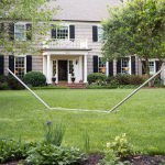 15 ft. Hammock Stand with Powder Coated Steel Tube Frame - Taupe