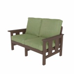 DURAWOOD® Poly Comfort Love Seat - Lakeside Lodge Palette