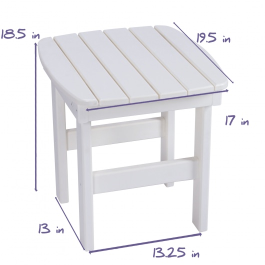 DURAWOOD® Side Table - White