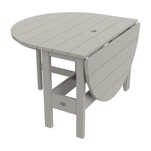 DURAWOOD® Poly Oval Drop Leaf Dining Table - 44 in. x 61 in.