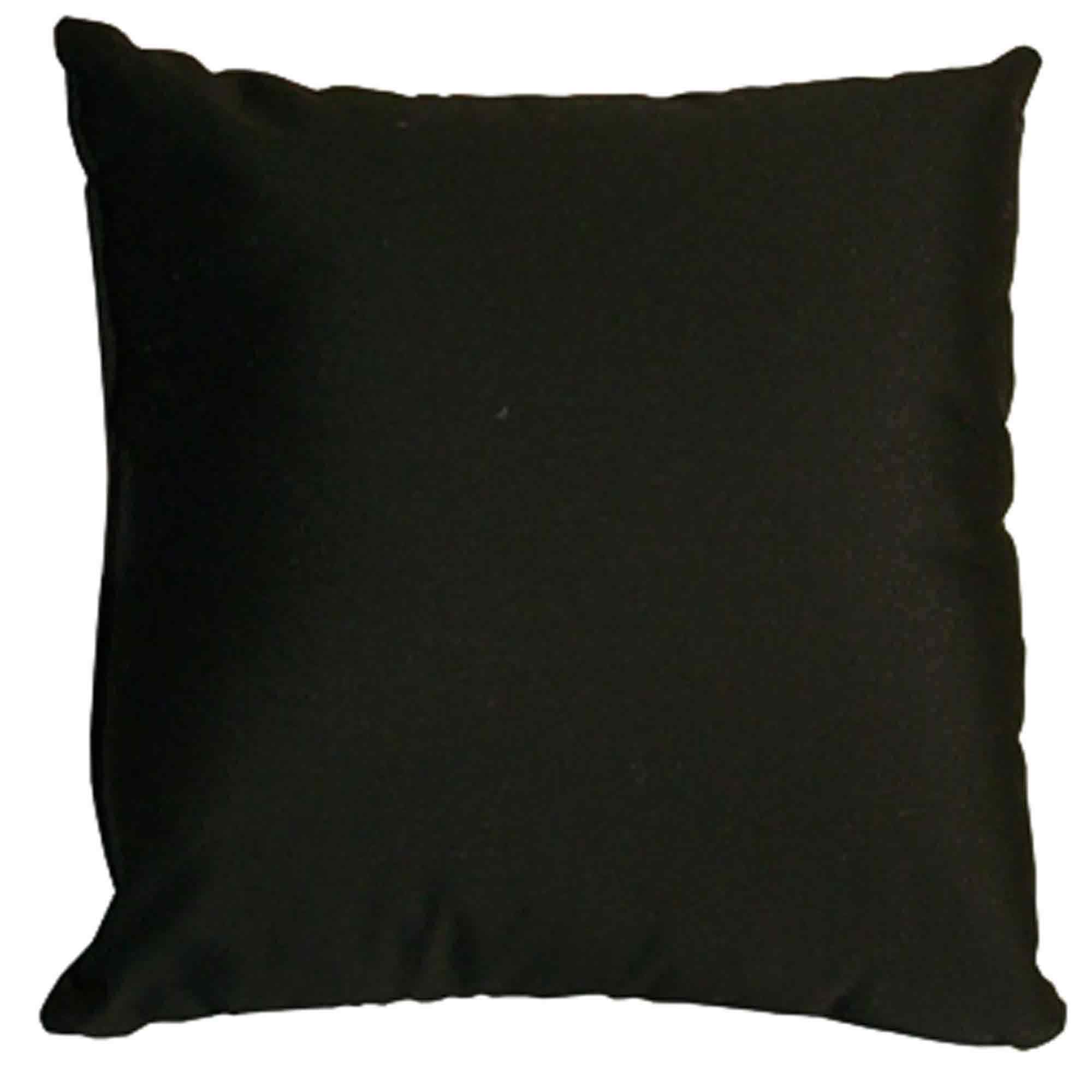 black throw pillows 18x18