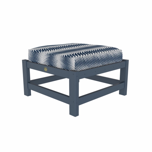 DURAWOOD® Poly Comfort Ottoman - Regatta Palette