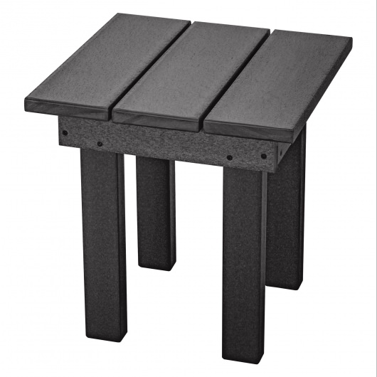 Square Adirondack Side Table - Black