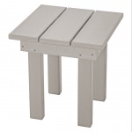 Square Adirondack Side Table - Gray