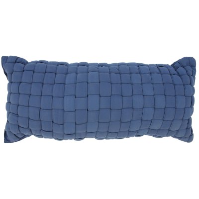 Blue Soft Weave Hammock Pillow