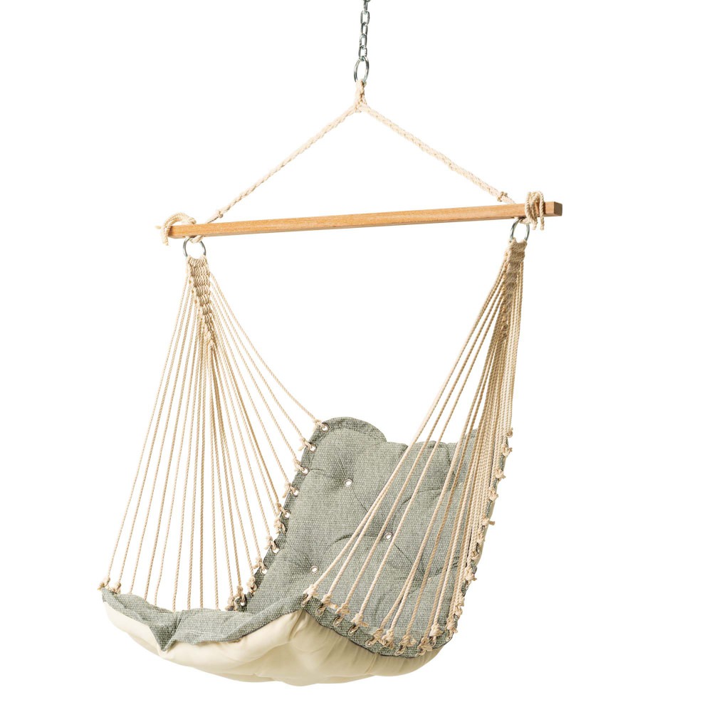 Tufted Sunbrella Single Swing - Canvas Granite