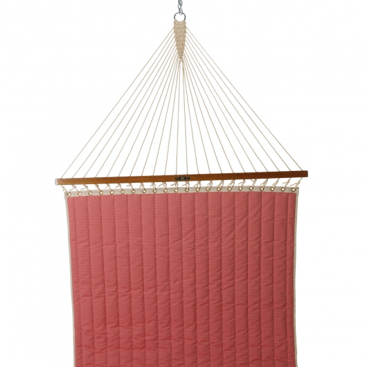 Large Quilted Fabric Hammock - Watermelon Stripe