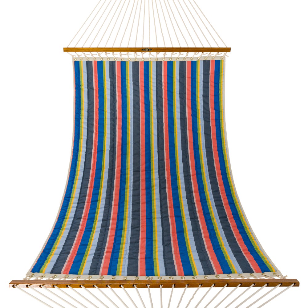 Large Quilted Sunbrella Fabric Hammock - Beaming Fiesta