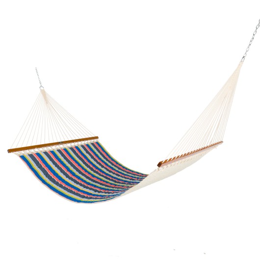 Large Quilted Sunbrella Fabric Hammock - Beaming Fiesta