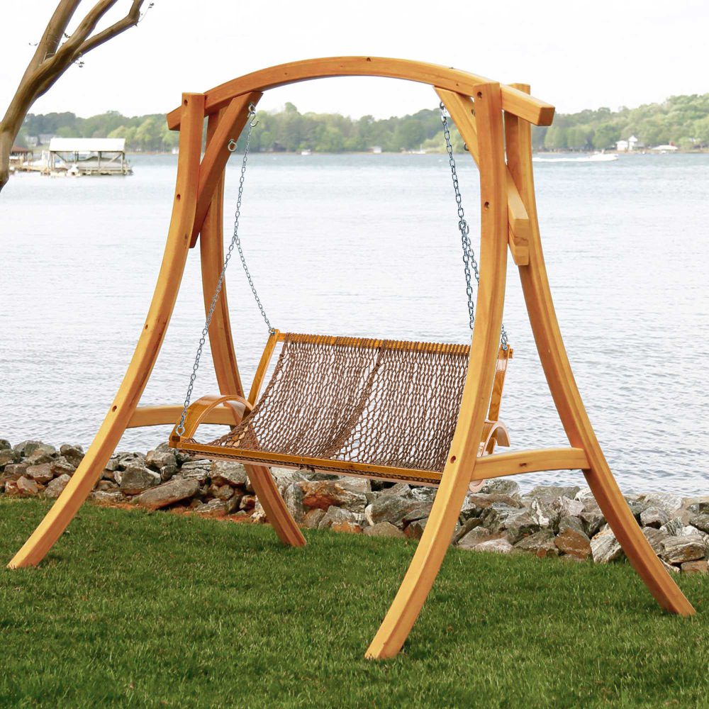 Bent Oak Double DURACORD® Rope Swing - Antique Brown