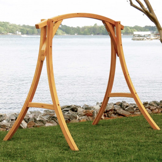 ROMAN ARC® 4-Ply Cypress Wood Swing Stand