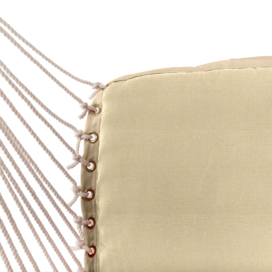 Sunbrella Cushioned Single Swing - Antique Beige