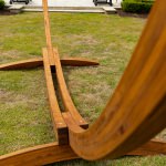 ROMAN ARC® Deluxe Cypress Hammock Stand - Canyon Brown