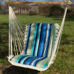 Single Cushioned Swing - Beaches Stripe