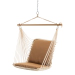 Sunbrella Cushioned Single Swing - Canvas Cork