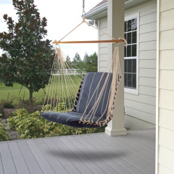 Sunbrella Cushioned Single Swing - Equal Ink